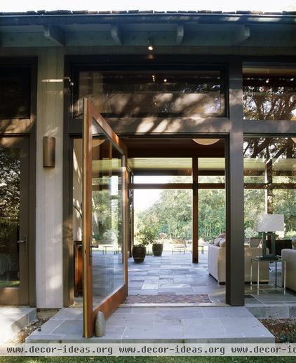 modern entry by Charlie Barnett Associates