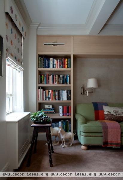 transitional family room by Adrienne Neff Design Services LLC