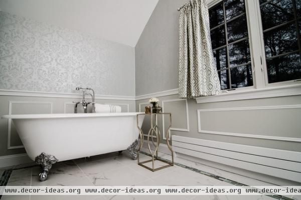 traditional bathroom by Megan Meyers Interiors