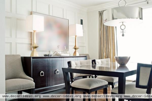 contemporary dining room by Elizabeth Metcalfe Interiors & Design Inc.