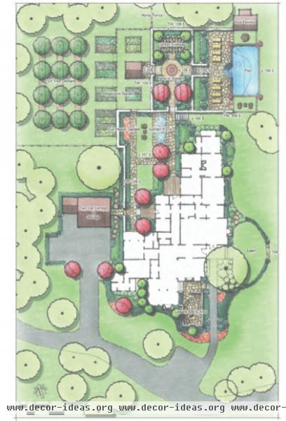 farmhouse site and landscape plan HT: Pre Fab to Farmhouse