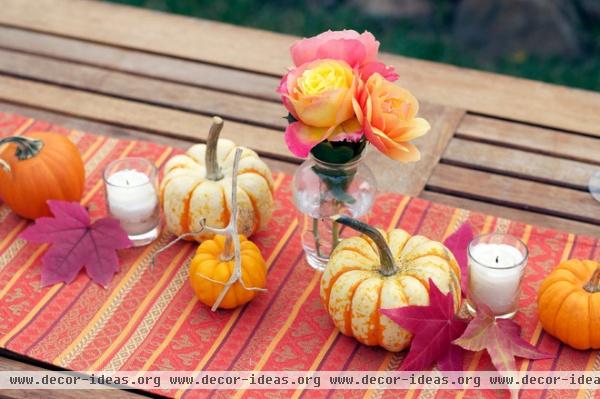 traditional patio Pumpkins