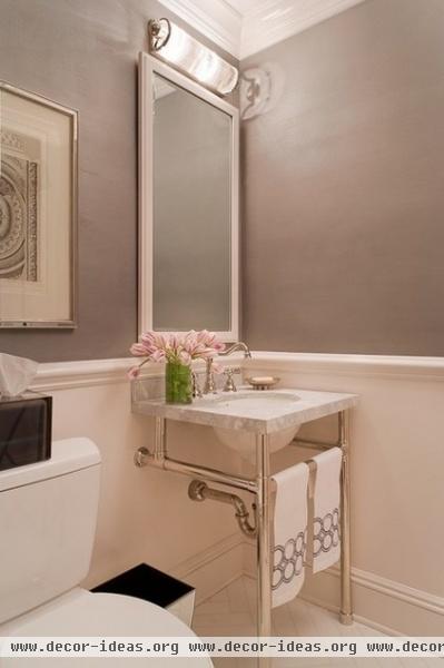 transitional bathroom by Tiffany Eastman Interiors, LLC