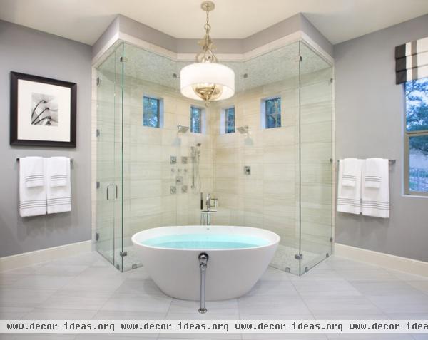 contemporary bathroom by Mary DeWalt Design Group