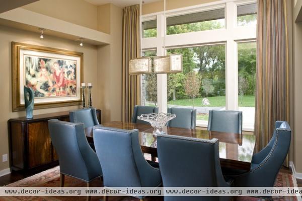 contemporary dining room by Eminent Interior Design