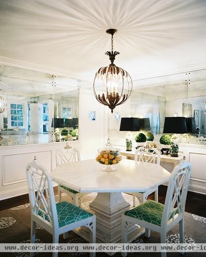 eclectic dining room by Hillary Thomas Designs