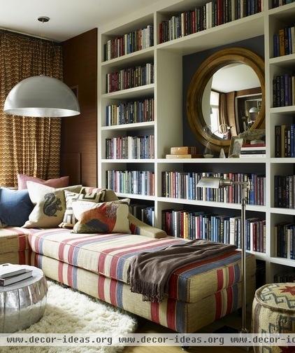 eclectic family room by Thom Filicia Inc.