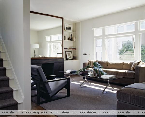 modern living room by Cary Bernstein Architect