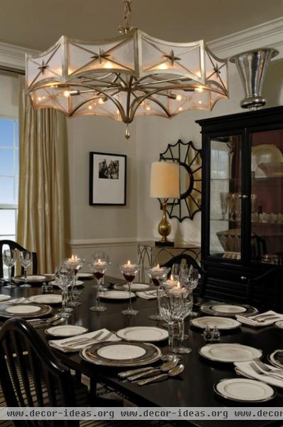 traditional dining room by Paula Grace Designs, Inc.