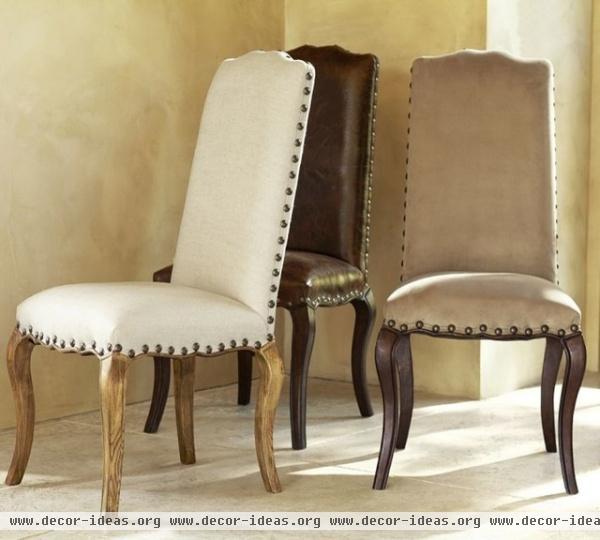 contemporary dining chairs and benches by Pottery Barn