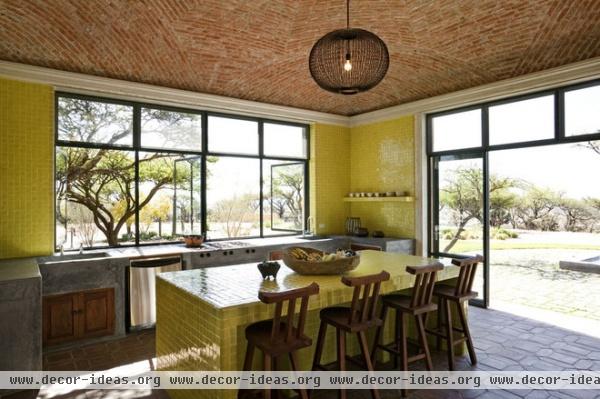 mediterranean kitchen by David Howell Design