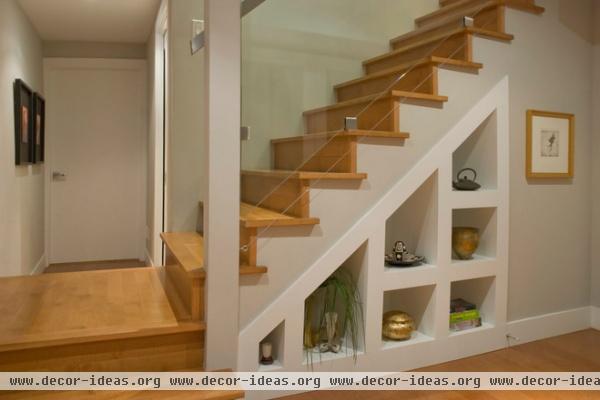 contemporary staircase by Heather Merenda