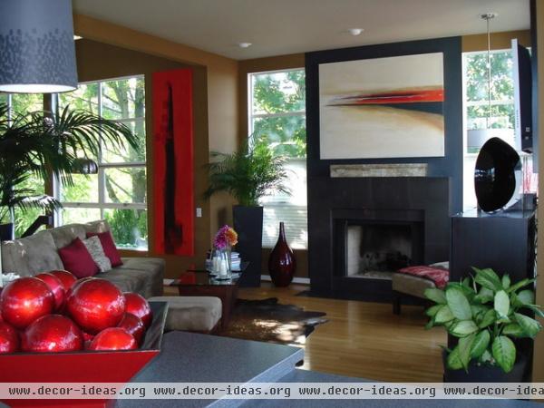 contemporary living room by Dayne Keating