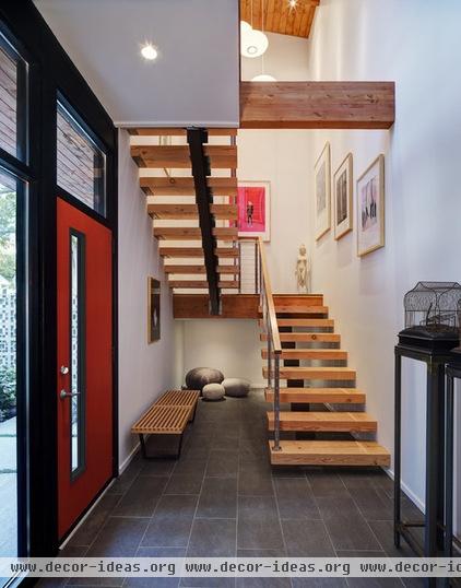 contemporary entry by Bruns Architecture