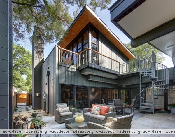 contemporary patio by Bruns Architecture