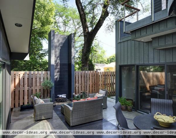 contemporary patio by Bruns Architecture