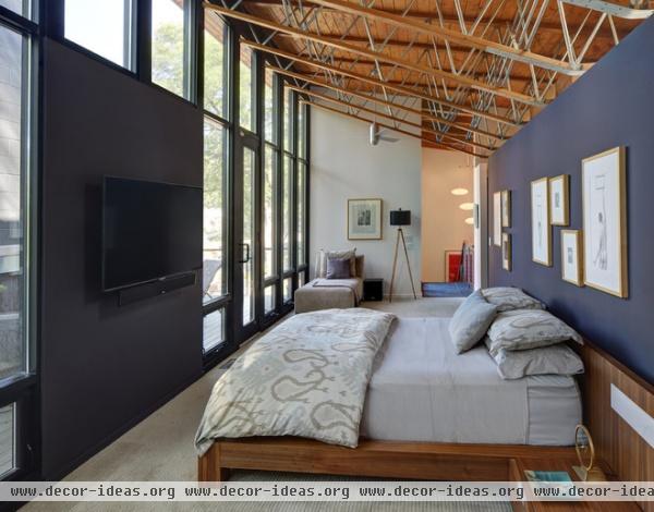 contemporary bedroom by Bruns Architecture