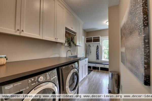 contemporary laundry room by Highmark Builders