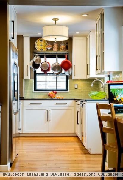 eclectic kitchen by Pavilack Design