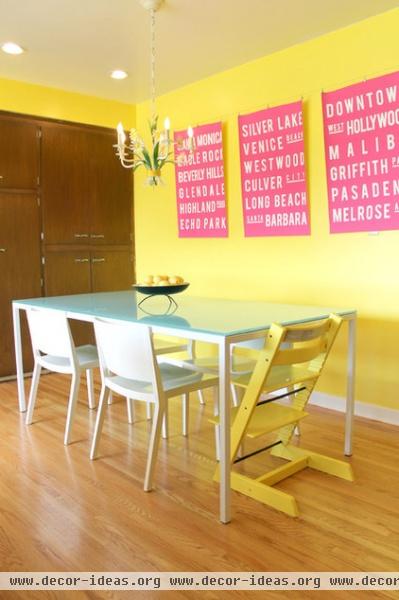 eclectic dining room by Madison Modern Home