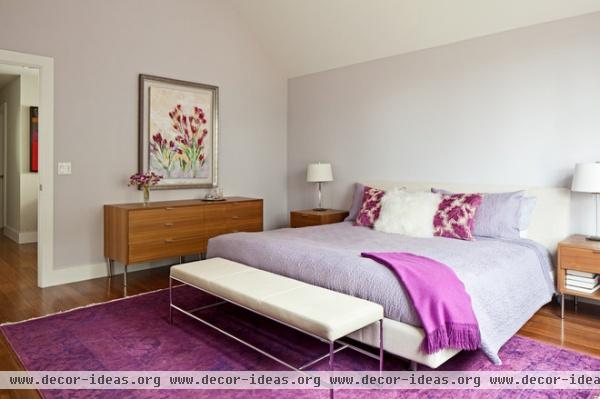 contemporary bedroom by Blink.is Design