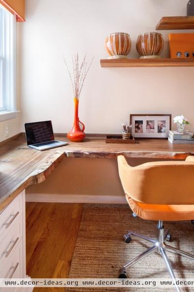 contemporary home office by Amy Cuker, MBA, LEED AP