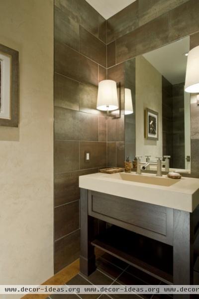 contemporary powder room by Randall Whitehead Lighting Solutions