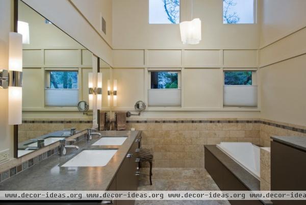 contemporary bathroom by Hughes Studio Architects