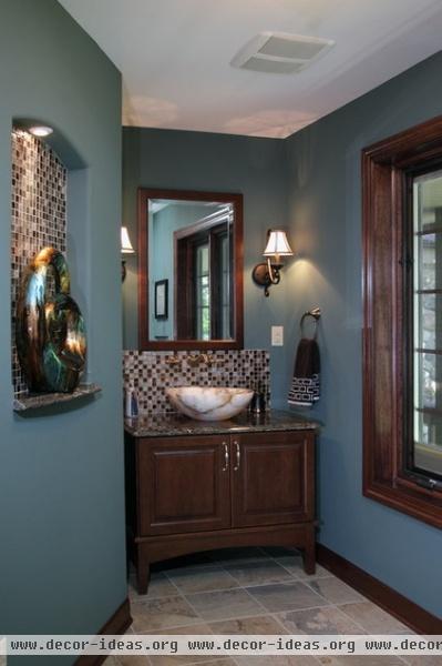 traditional powder room by Urban Herriges & Sons Inc.