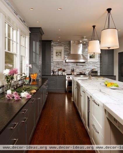 transitional kitchen by Studio Swann | Custom Kitchens & Baths