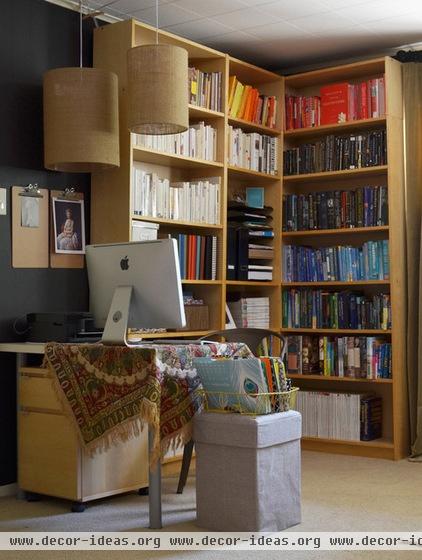 eclectic home office by Sarah Greenman