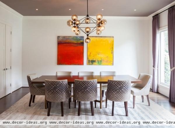 contemporary dining room by Laura U, Inc.