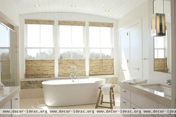 beach style bathroom by Kate Jackson Design