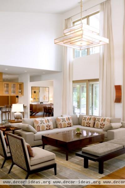 contemporary living room by Cravotta Interiors