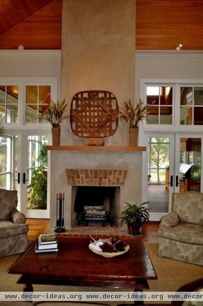 traditional living room by Frederick + Frederick Architects