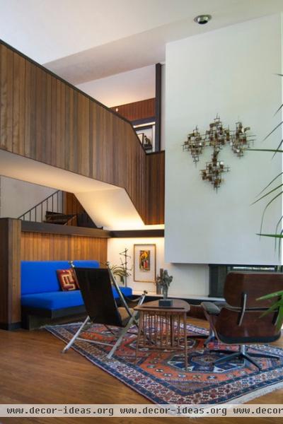 midcentury living room by Adrienne DeRosa