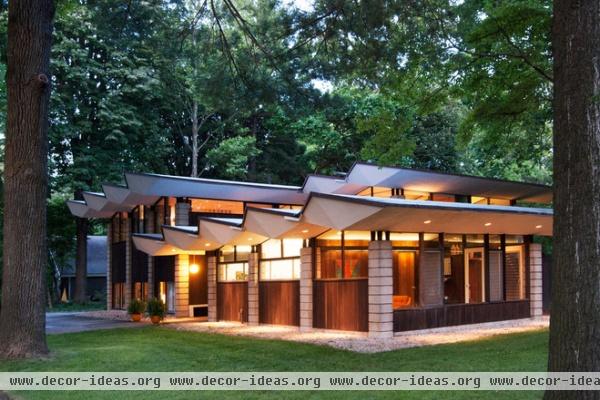 midcentury exterior by Adrienne DeRosa