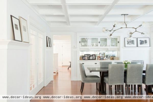 craftsman dining room by Evens Architects