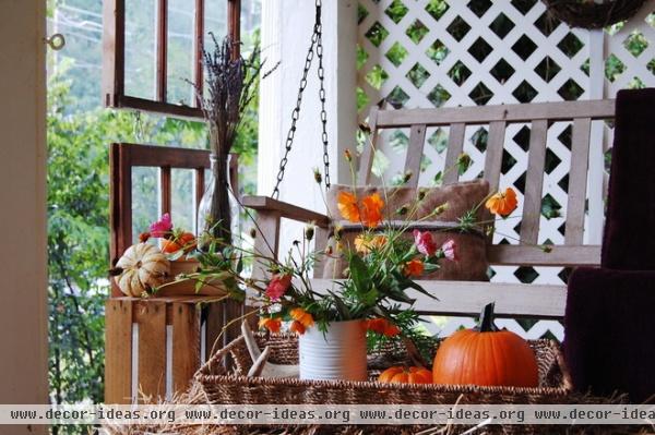 traditional porch by Corynne Pless