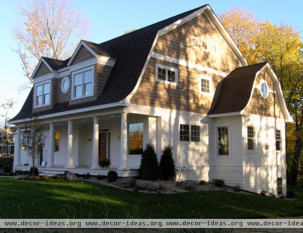 traditional exterior by Ron Brenner Architects