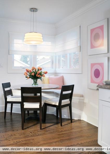 beach style dining room by Sheila Rich Interiors, LLC