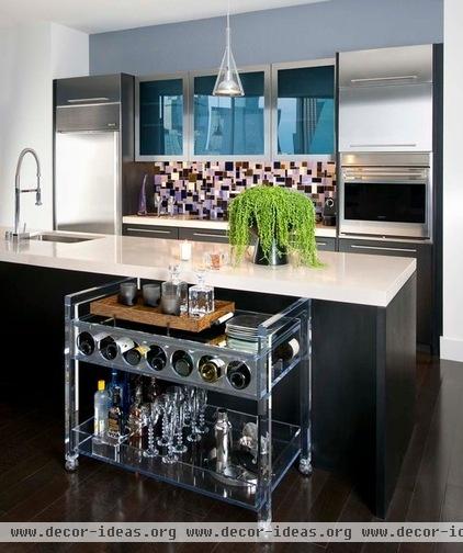 contemporary kitchen by Linda Fritschy Interior Design