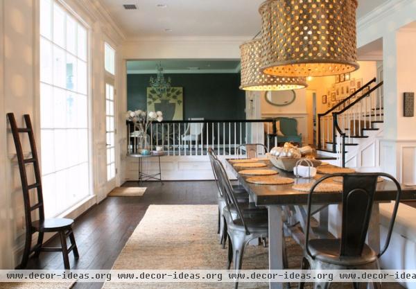 contemporary dining room by Mina Brinkey