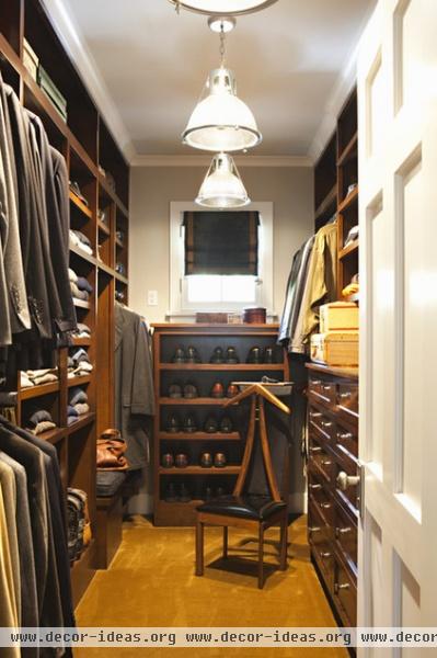 traditional closet by Tim Barber LTD Architecture & Interior Design