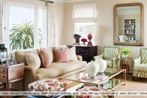 eclectic living room by Tamara Mack Design