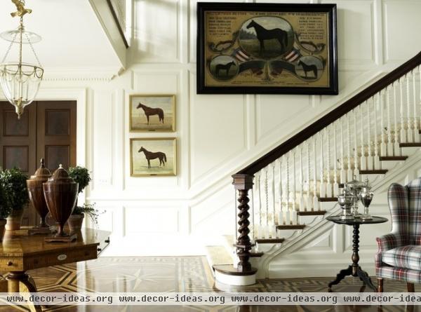 traditional staircase by Anthony Baratta LLC