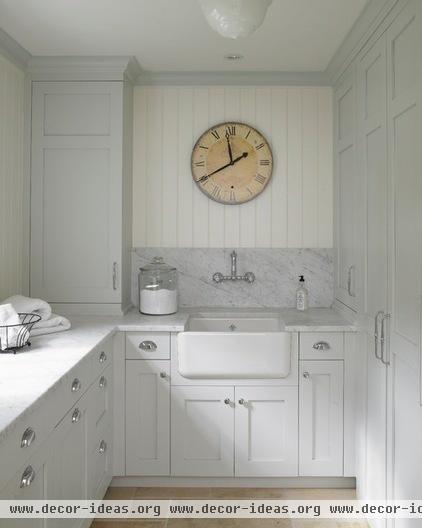 traditional laundry room by Huestis Tucker Architects, LLC