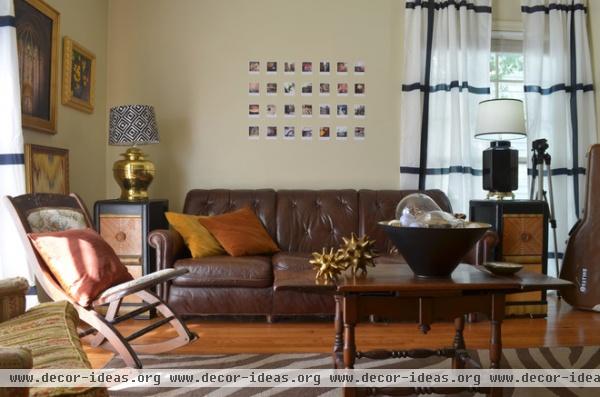 eclectic living room by Sarah Greenman