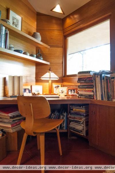 midcentury home office by Adrienne DeRosa