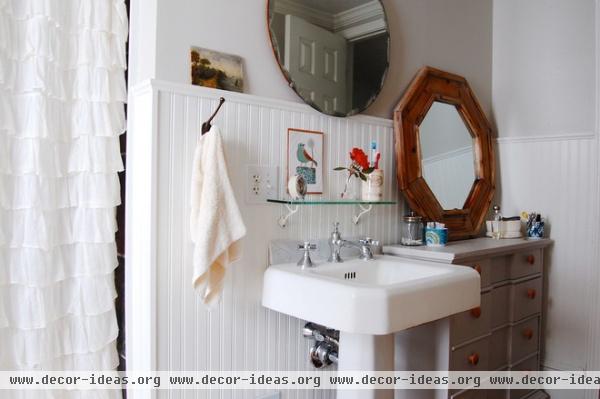 eclectic bathroom by Corynne Pless